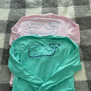 vineyard vines long sleeve vintage whale tees